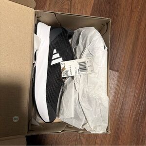 Adidas Duramo SL Athletic Shoes Gym White Black Size 5 .5m . W 7